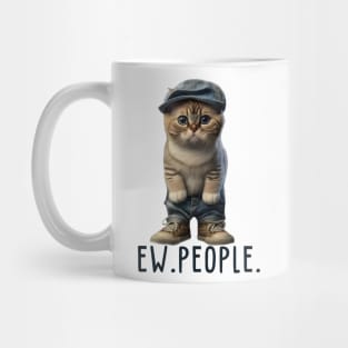 Funny Cat Ew People Meowy Cat Lovers Men Womens Gifts Essentia Mug